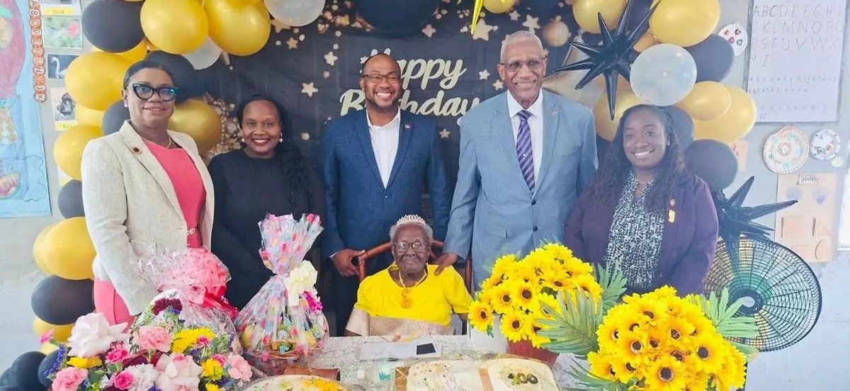 Antigua Honours Newest Centenarian Ruth Henry with Ceremony and $10,000 Grant