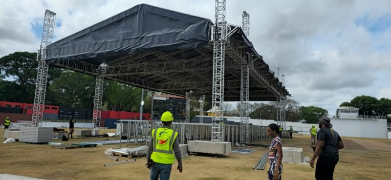 Carnival City's New Eastern Caribbean-Largest Stage Completed Ahead of Schedule
