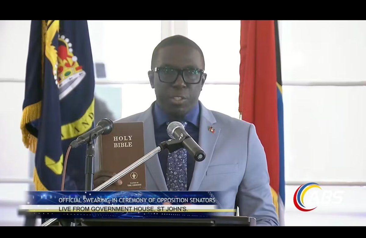 Jamale Pringle Sworn In as Leader of the Opposition at Government House
