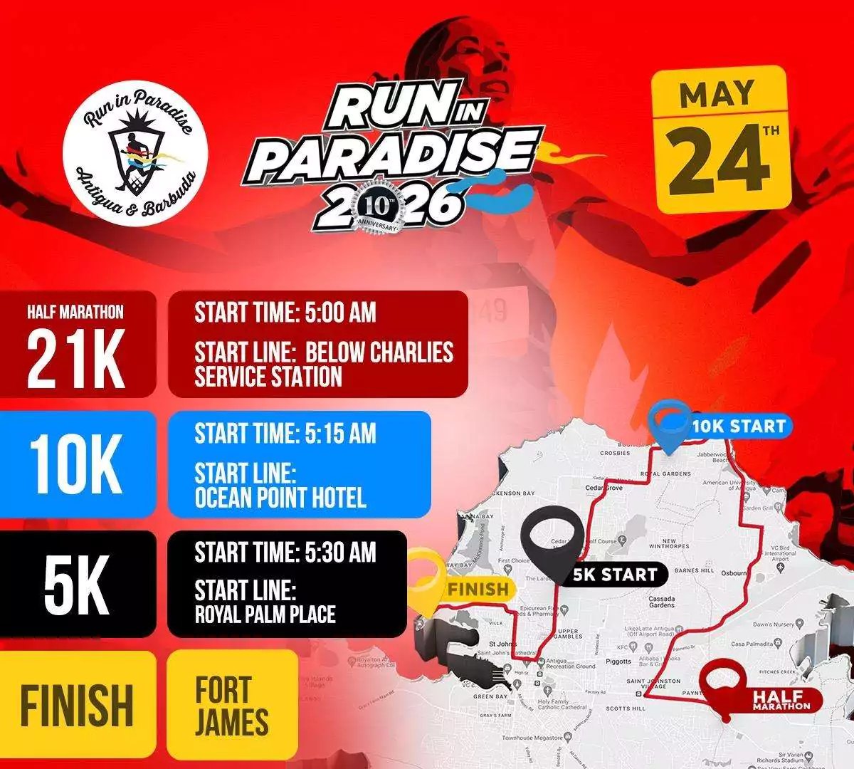 Run in Paradise Marks 10th Anniversary with Biggest Race Yet on May 24, 2026
