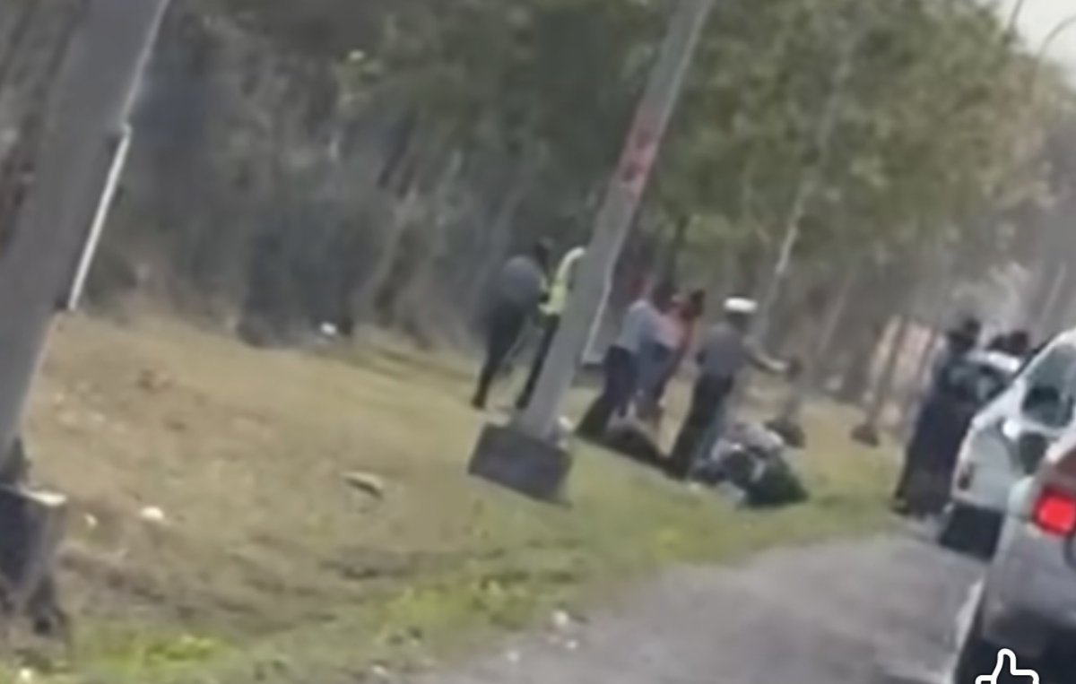 Police Motorcycle Officer Hospitalised with Fractured Ankle After Highway Collision