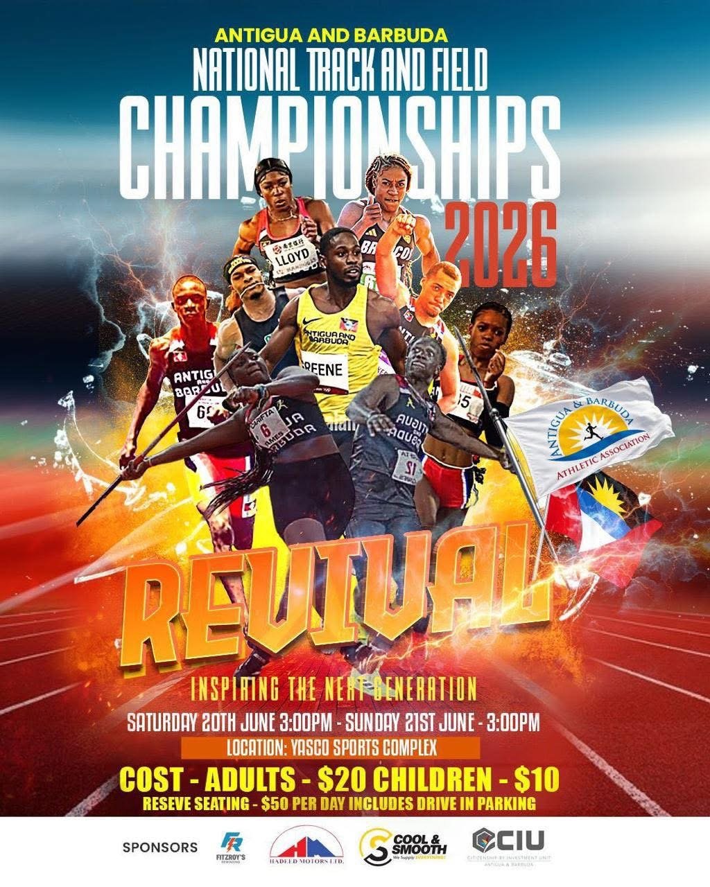 ABAA to Stage National Track and Field Championships at YASCO on June 20-21