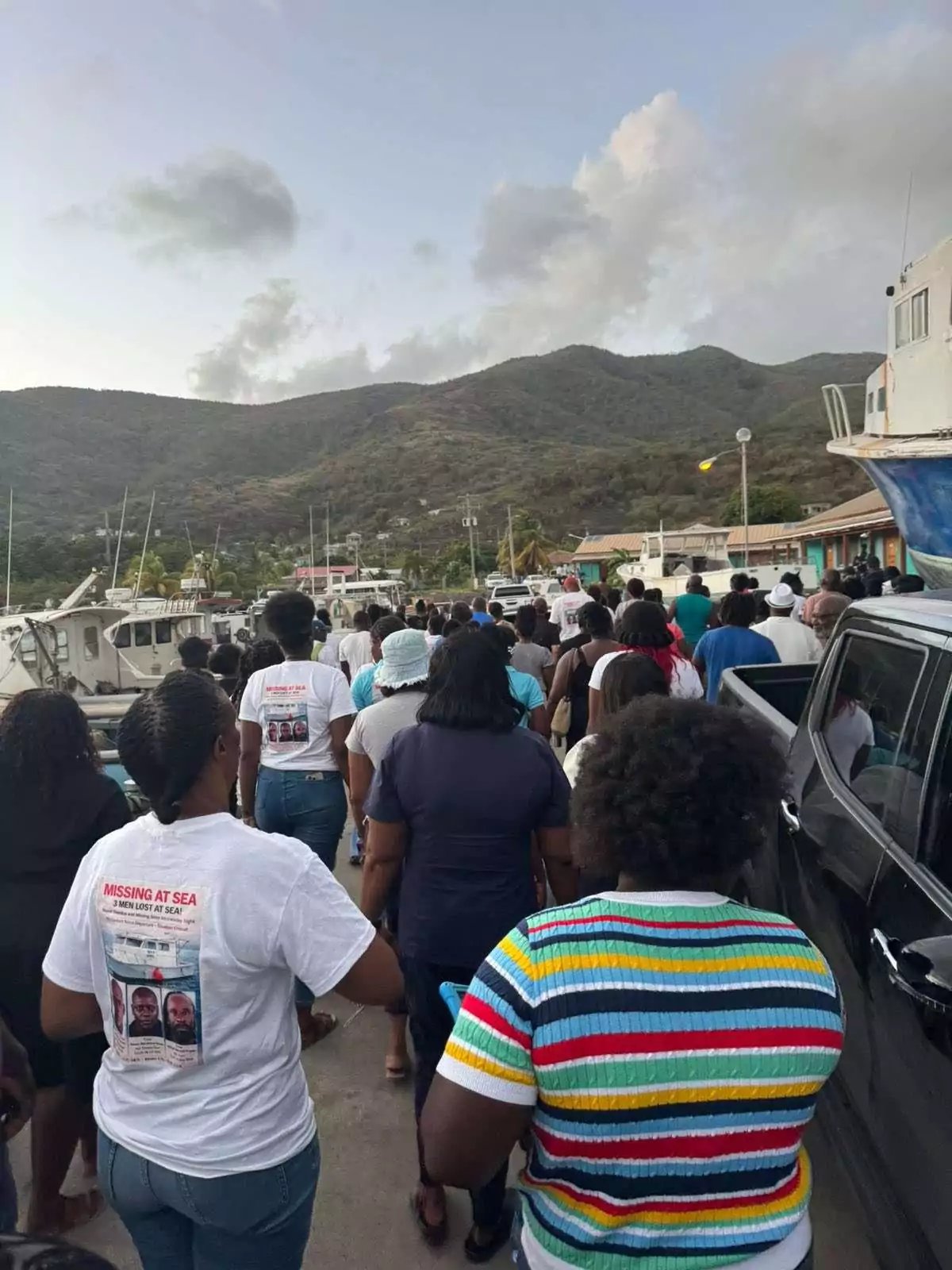 Urlings Community Holds Candlelight Vigil for Three Fishermen Lost at Sea