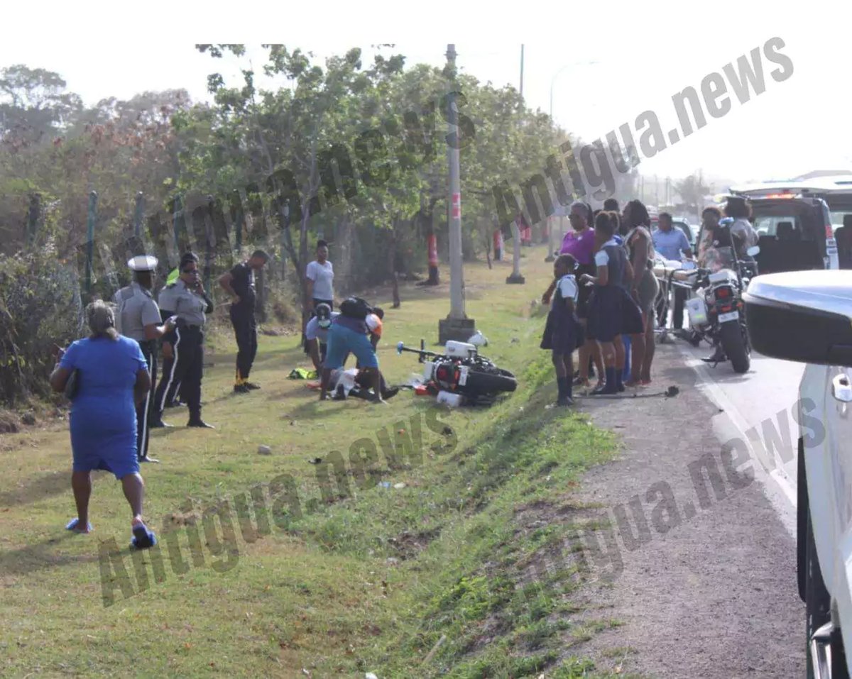 Police Motorcycle Officer Hospitalised with Fractured Ankle After Highway Collision