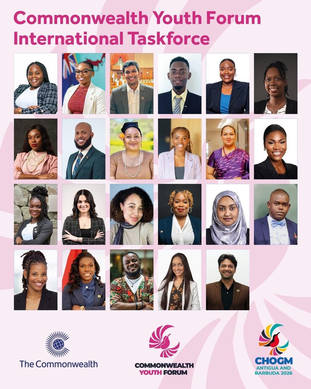 Antigua and Barbuda Youth Well Represented on 2026 Commonwealth Youth Forum Taskforce