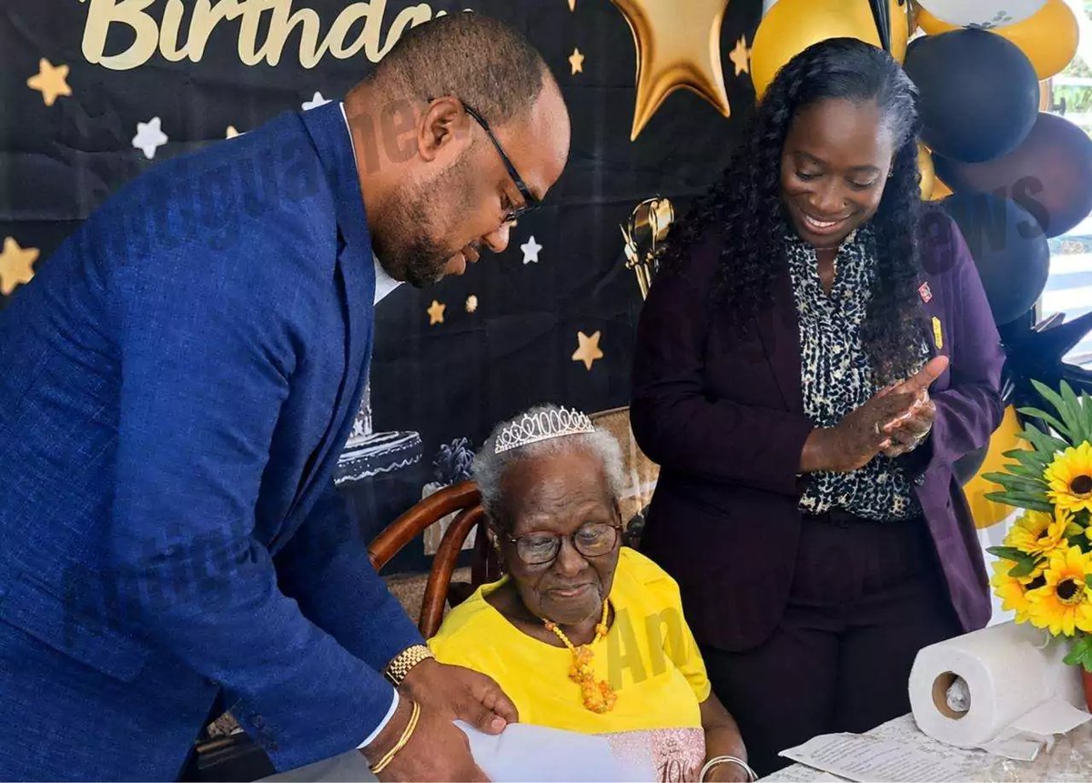 Centenarian Receives EC$10,000 Grant as Government Fulfils Manifesto Pledge