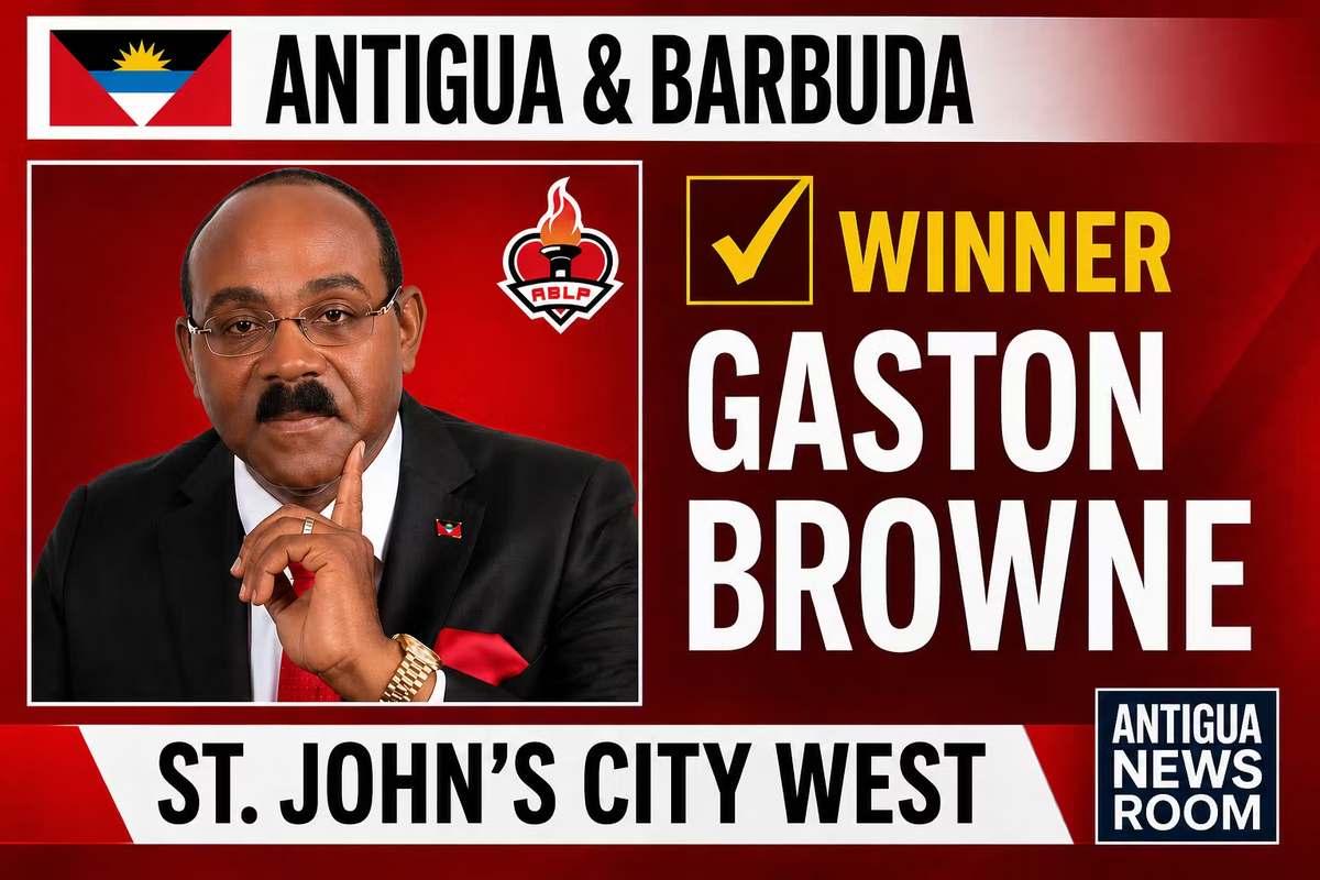 Gaston Browne Wins City West Seat