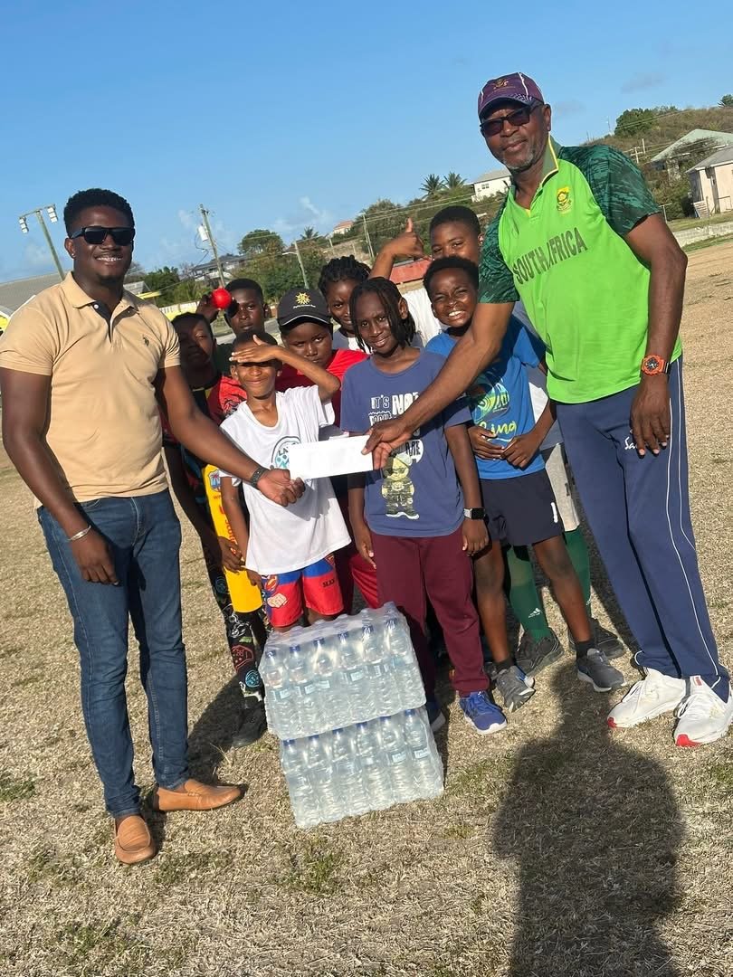 Senator O'Neil Donates to Cricket Academy That Shaped His Youth
