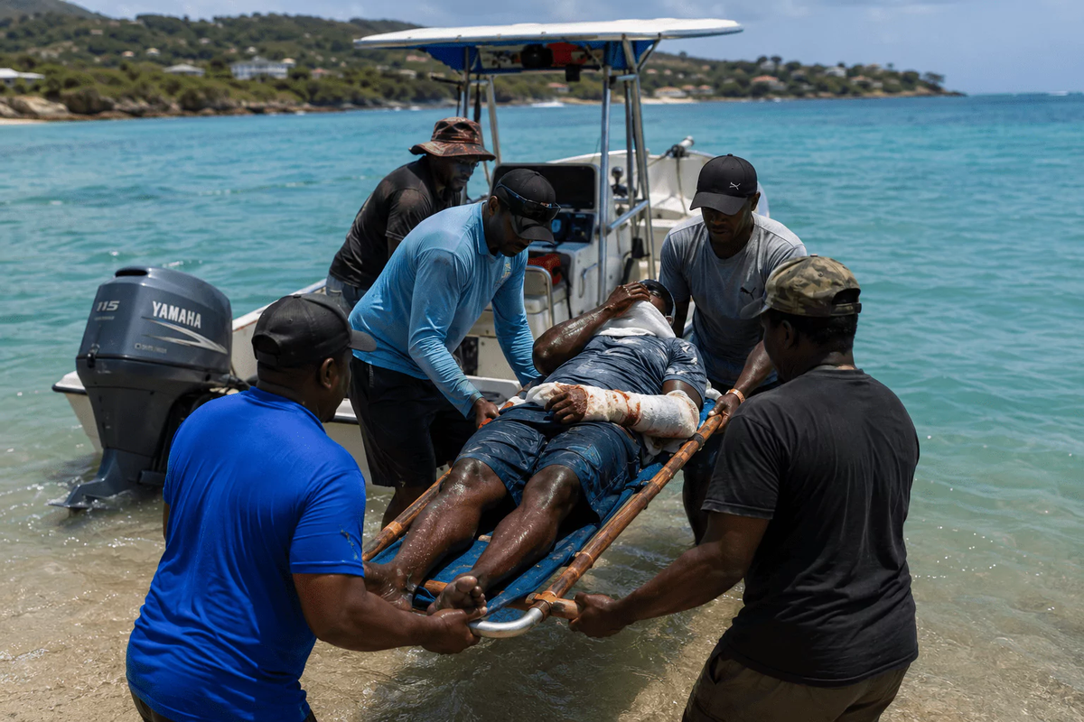 Urlings Fisherman Hospitalized With Severe Hand Injuries After Shark Attack