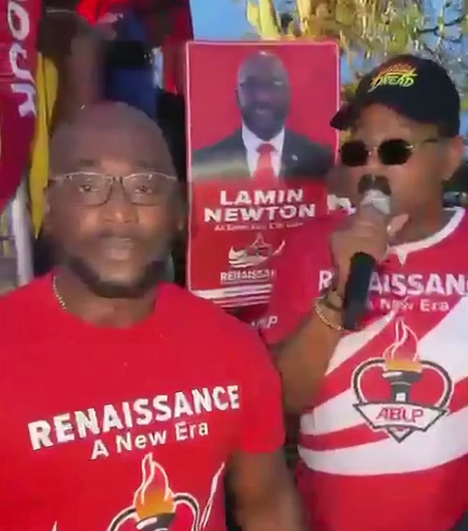 PM Browne Touts ABLP's Newton as Future PM, Blasts Pringle Ahead of April 30 Vote