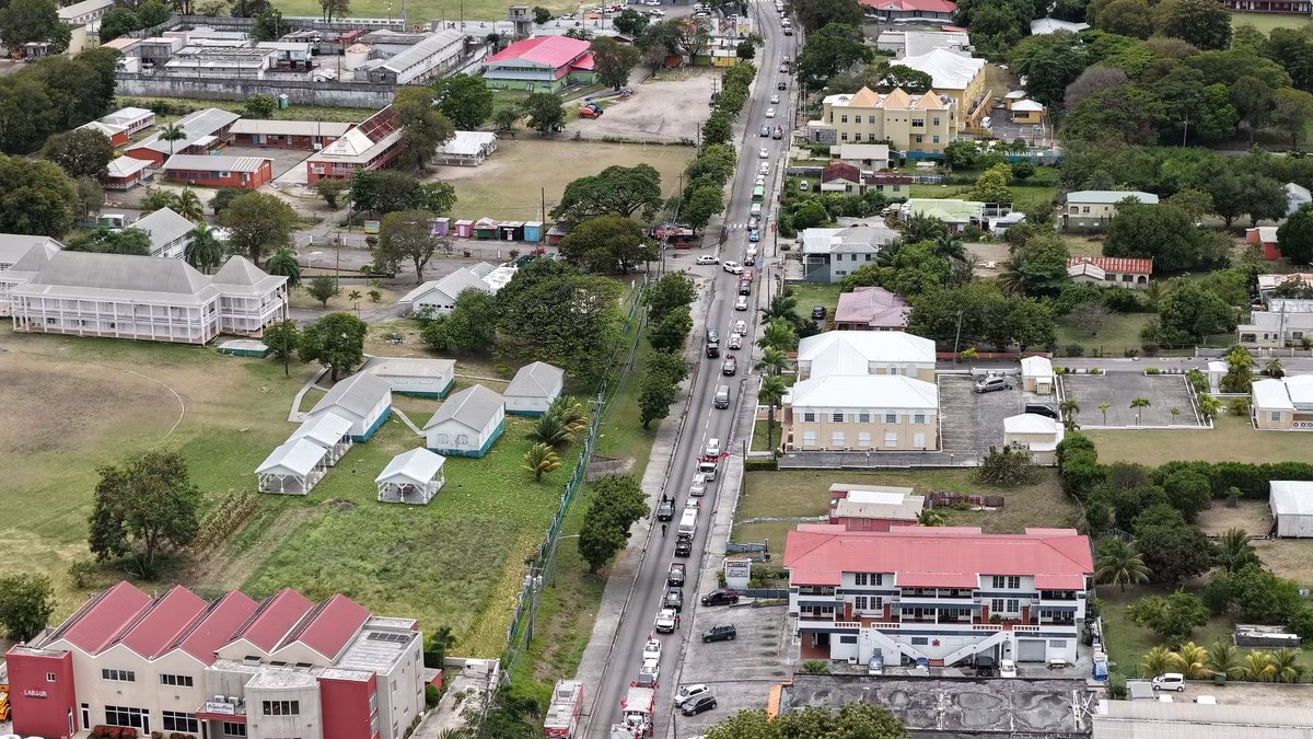 Thousands Turn Out for ABLP 'Red & Reddy' Motorcade Across Antigua
