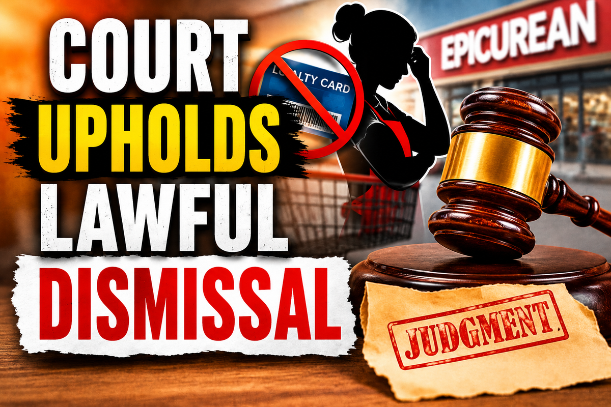 Former Epicurean Worker Loses Unfair Dismissal Case Over Loyalty Card Misuse