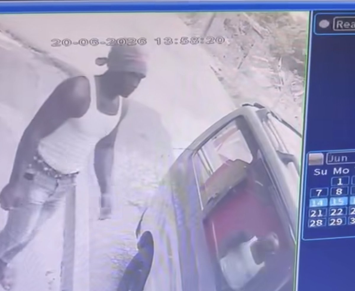 Chain Snatcher Caught on Camera in Antigua