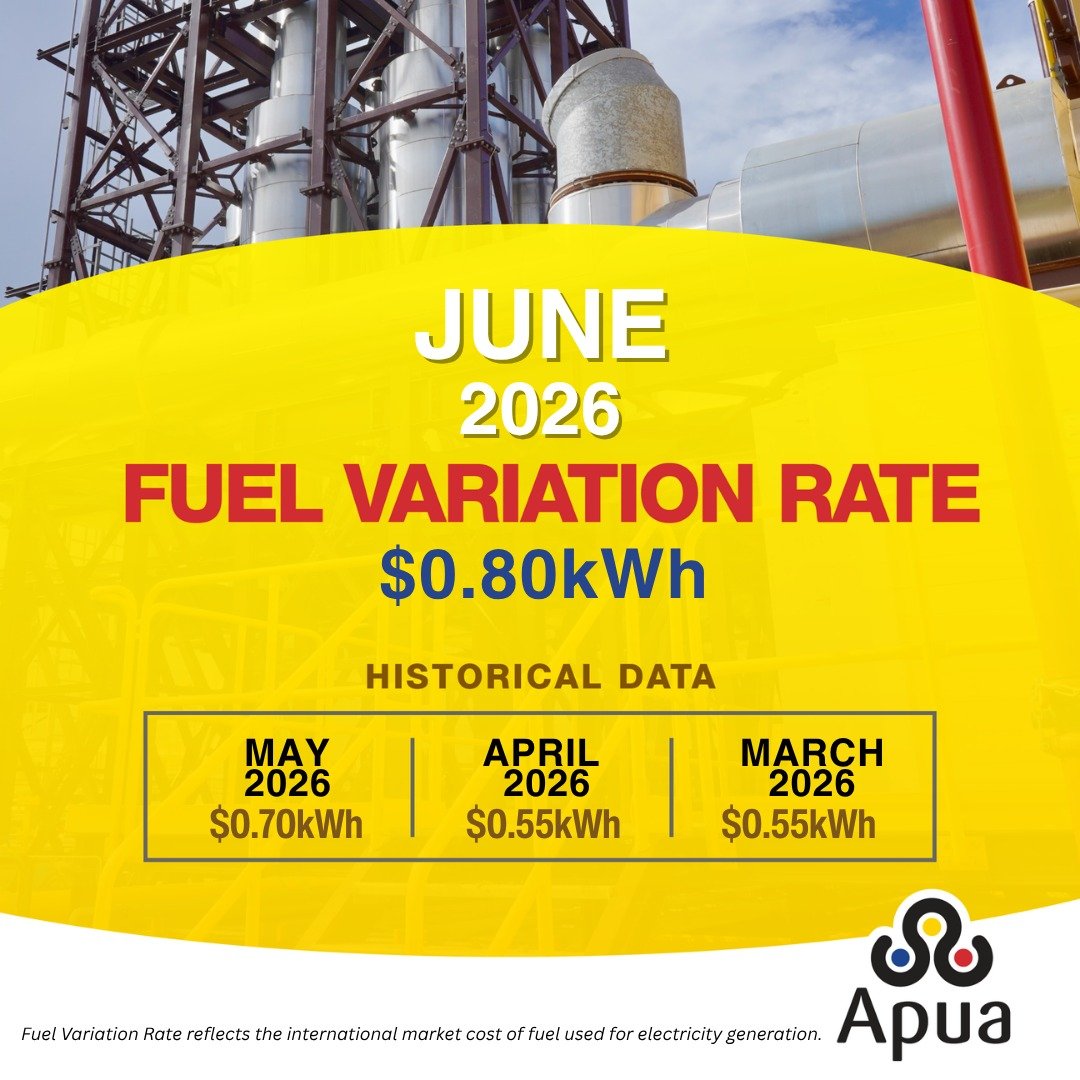 APUA Raises Fuel Variation Charge to 80 Cents per kWh for June