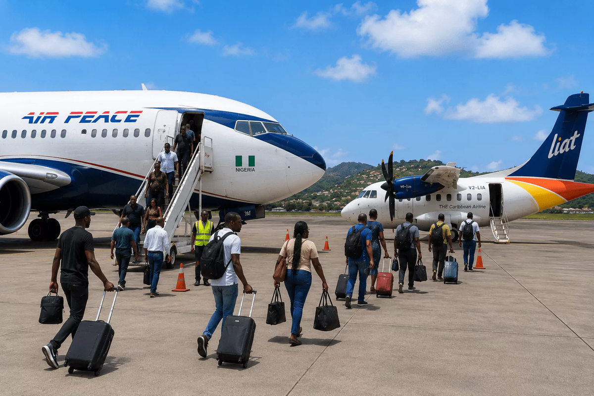 25 Nigerian Passengers Bound for Antigua Via Barbados After Air Peace Flight Diversion