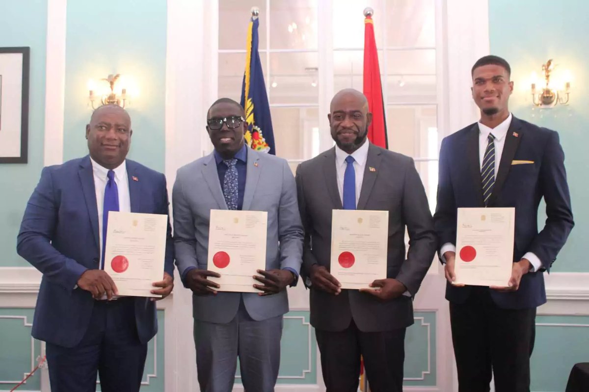 Pringle Sworn in as Opposition Leader Alongside Four UPP Senators