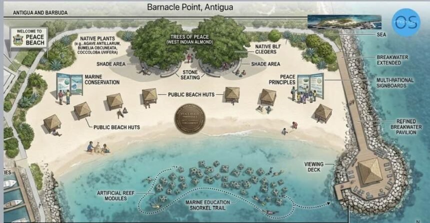PM Browne Unveils 'Peace Beach' Project at Barnacle Point Ahead of CHOGM 2026