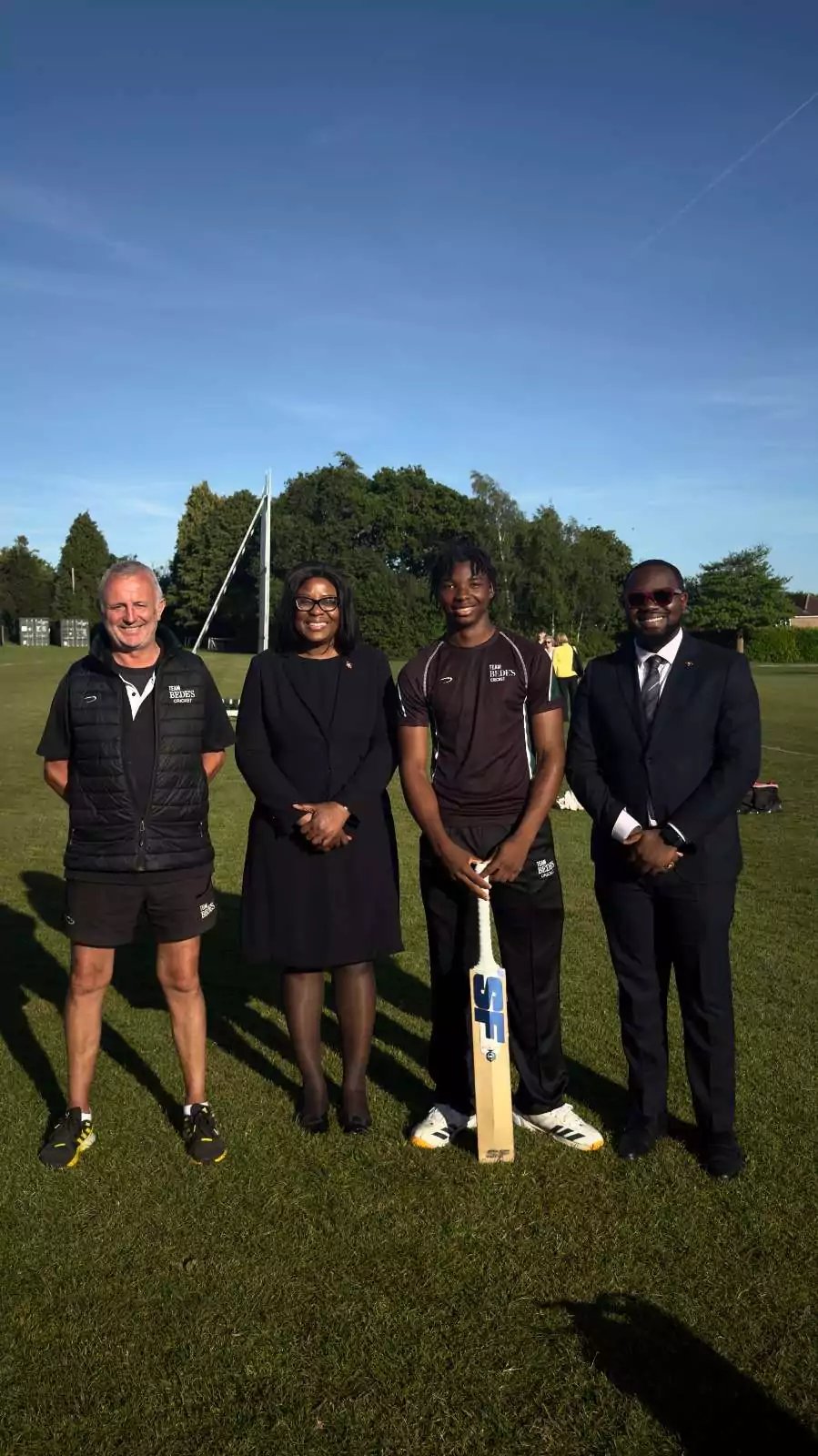 Matthew Miller Impresses in England on Bede’s Cricket Scholarship 