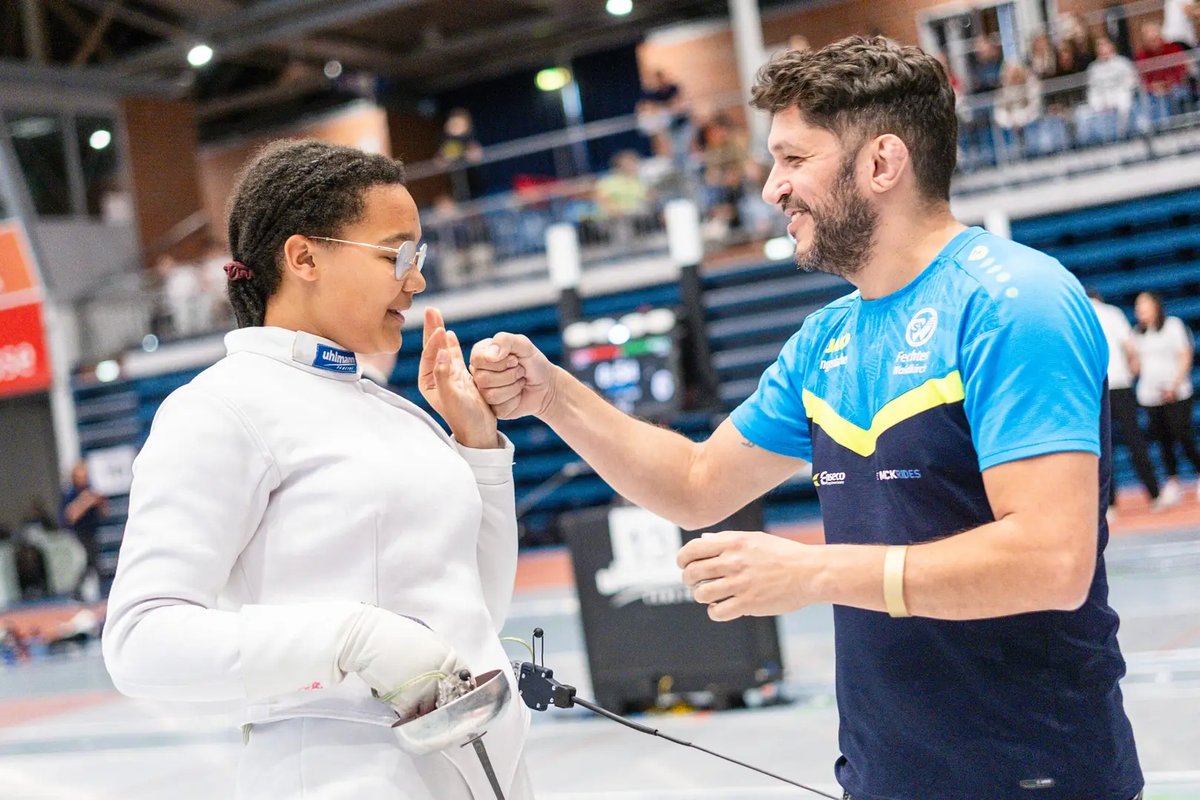 Nayla Martin Finishes Top 5 at German National U13 Fencing Championships