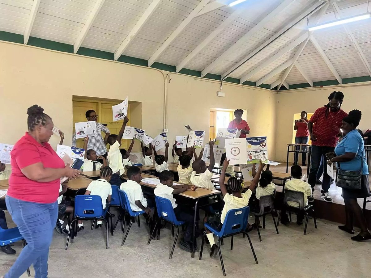 Young Minds Take On Mosquito Awareness in Barbuda