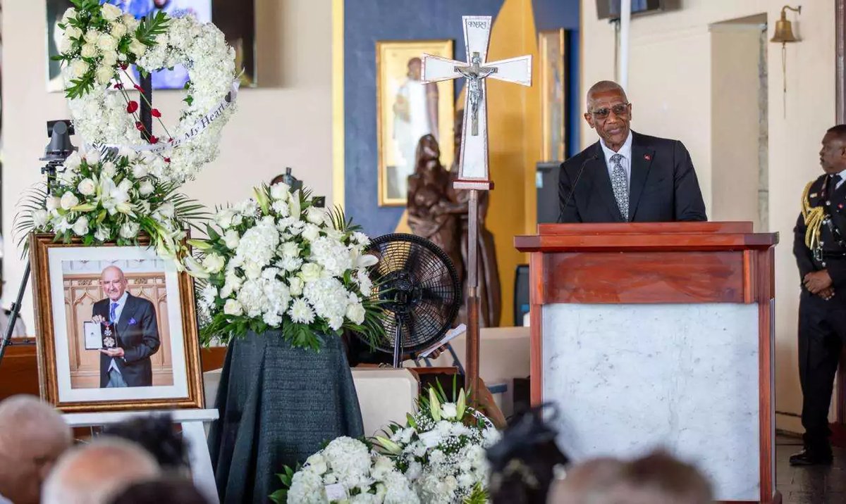 Governor General Mourns Sir Aziz Hadeed as 'Brother and Friend' at State Funeral