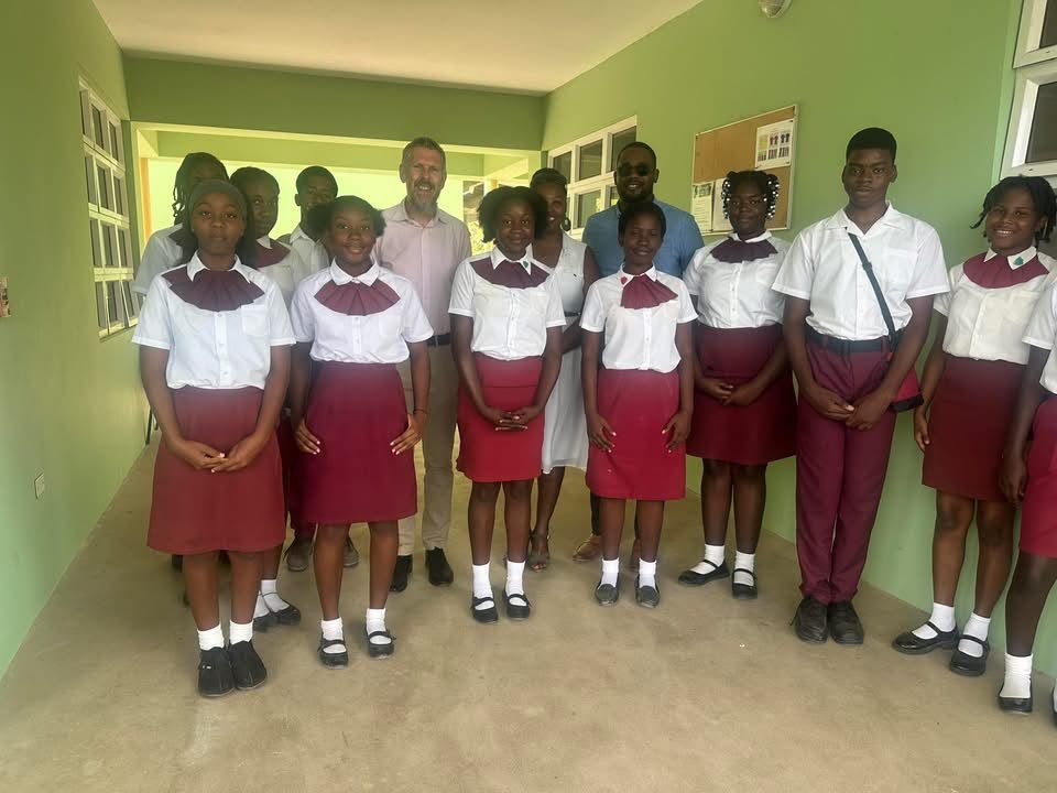 Senator Beazer Showcases Barbuda's Sustainability Efforts to British High Commissioner