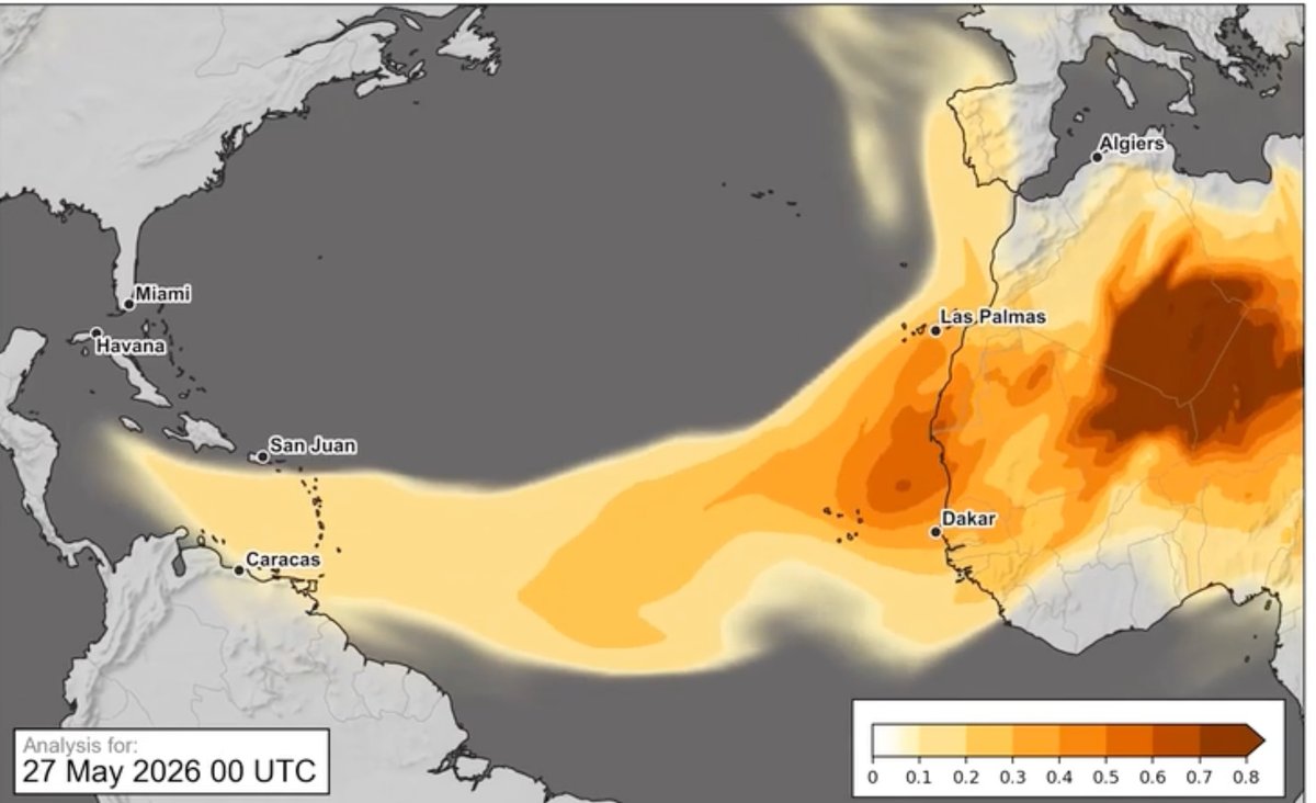 Saharan Dust Pushes Antigua and Barbuda to Air Pollution Alert Level II
