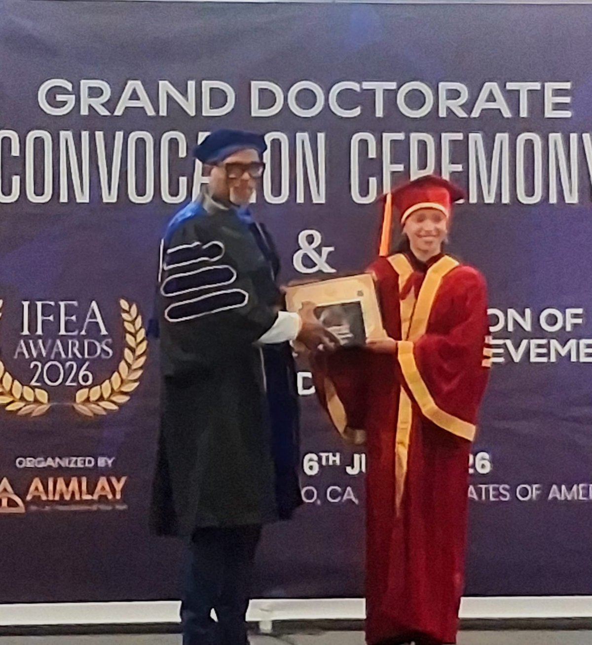 Antiguan National Dr. Dave Ray Receives Honorary Doctorate at San Francisco Convocation