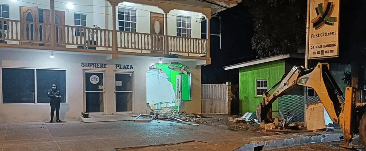 What Is Happening in the Region? Thieves Use Stolen Backhoe in Hollywood-Style ATM Heist Attempt in Tobago 