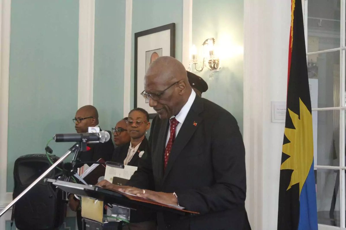 Governor General Hails Browne's Fourth Term as Historic Milestone for Antigua and Barbuda